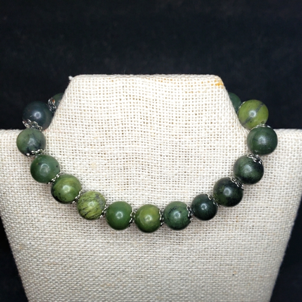 Green jade bracelet